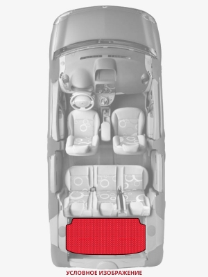 ЭВА коврики «Queen Lux» багажник для Mitsubishi Outlander